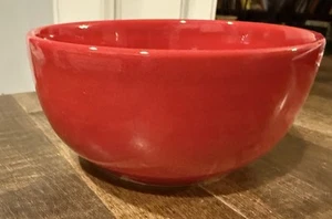 NOBLE EXCELLENCE Candy Apple Red Coupe Cereal/Soup Bowl - Picture 1 of 3