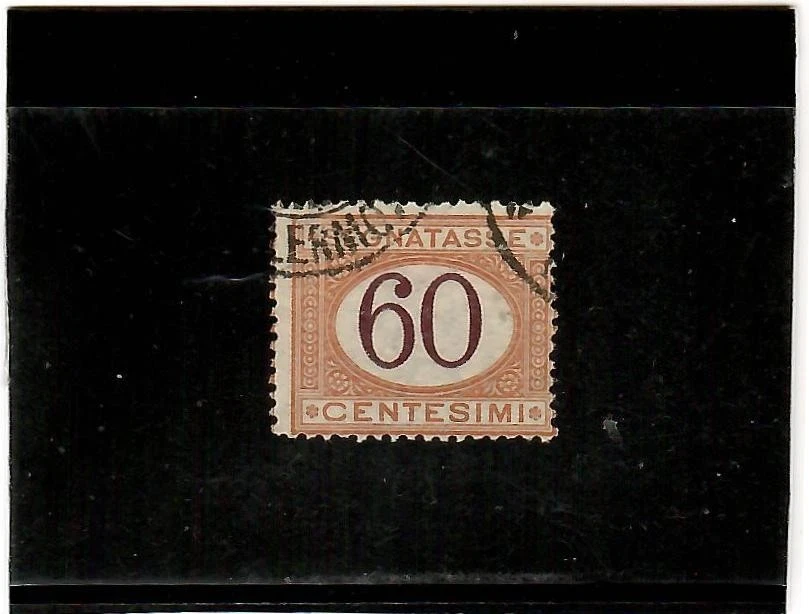 REGNO 1924-SEGNATASSE-IL 60C. N° 33  SASSONE - USATO - SPEDIZIONE GRATUITA - Immagine 1 di 1