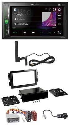 Pioneer MP3 DAB AUX 2DIN Bluetooth Autoradio für Chrysler PT Cruiser 300C Dodge - Bild 1 von 4