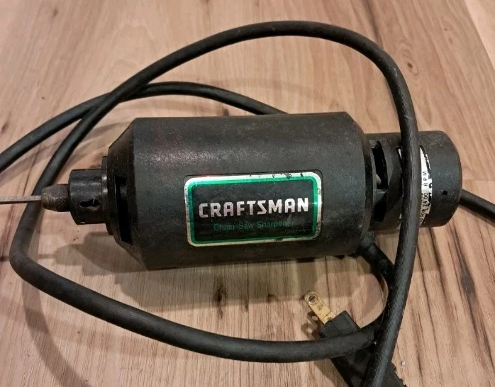Afilador de motosierra vintage Craftsman - Modelo No. Sierra de cadena 315.36574 FUNCIONA PROBADA Foto 1 de 2