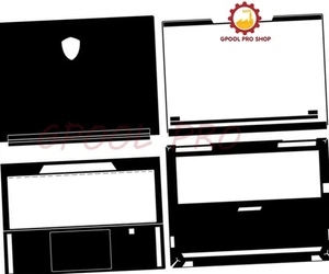 For MSI Stealth 16 Studio Laptop Sticker Skin Protector Guard - Afbeelding 1 van 25