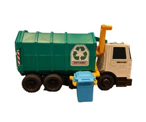 Matchbox Garbage Large 15'' Dump Truck Side-Loader Trash Realistic Sounds Toy - Bild 1 von 3