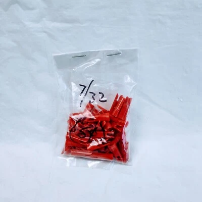 NOS Archery Red 7/32" Arrow Shaft Replacement Nocks 50 ct - Image 1 of 2
