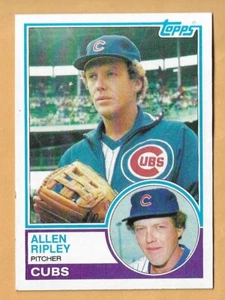 ALLEN RIPLEY CHICAGO CUBS #73 - TOPPS CASI NUEVO-COMO NUEVO 1983 - Imagen 1 de 2