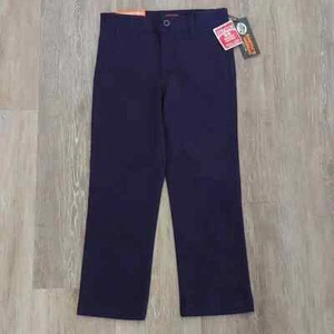 NWT Smith's American Girls School Uniform Navy Flat Front Pants Size 6 - Picture 1 of 11