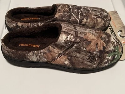 Zapatillas de hombre talla 8/9 Real Tree clásicas camuflaje estampado interior exterior Foto 1 de 4