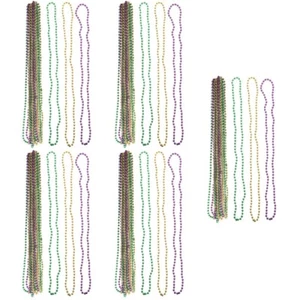 5 PCS Multicolor Pearl Necklace Choker Embellishment Festive Decorative - Picture 1 of 12