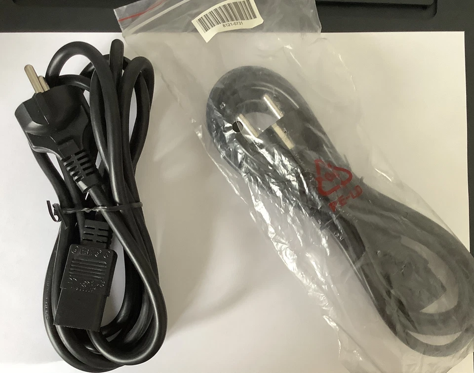 EU TYPE 6FT Universal 3Prong AC Power Cord 18AWG for Computer Printer Monitor TV - Image 1 of 1