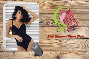 Sexy Brunette - Mouse Pad - Picture 1 of 2