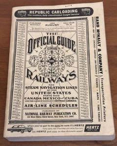 VINTAGE August 1963 OFFICIAL GUIDE OF THE RAILWAYS & STEAM NAVIGATION LINES No.3 - Picture 1 of 12