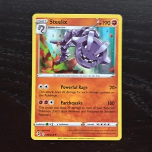 Steelix 139/264 Pokemon Fusion Strike Sword & Shield Holo Rare Card NM - Picture 1 of 2