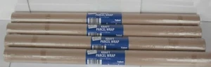 1-4 rollos de papel de paquete Kraft marrón; paquetes de embalaje y envoltura - 8M x 50cm - Imagen 1 de 1
