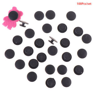 100PCS Plastic Buttons Ornaments DIY Shoes Charms for Kids Lightweight Buc^^i
