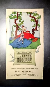 RARE ANTIQUE NEW ORLEANS LOUISIANA D H HOLMES AD AUG 1927 CANAL.ST. N.O. HISTORY - Picture 1 of 5
