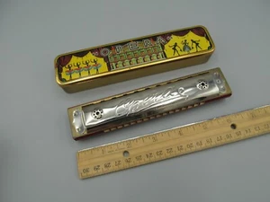 Opera Western Germany Harmonica in Tin - Picture 1 of 2