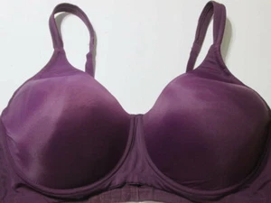 Leading Lady Bra Size 48D Purple Underwired Lined Adjustable Straps Lingerie - Picture 1 of 7