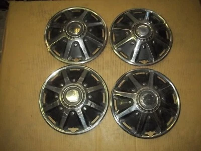 Tapacubos tapacubos tapacubos llanta 1973 73 13" OEM USADO JUEGO 61022 Foto 1 de 4
