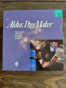 Aldus Pagemaker V 4.0 For Macintosh / Vintage Desktop Publishing Software CIB - Picture 1 of 13