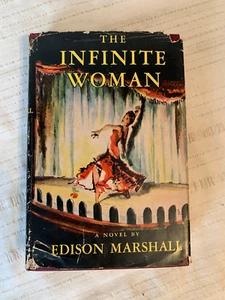 The Infinite Woman Romance Hardcover Edison Marshall 1950 Book Club Vintage - Bild 1 von 12