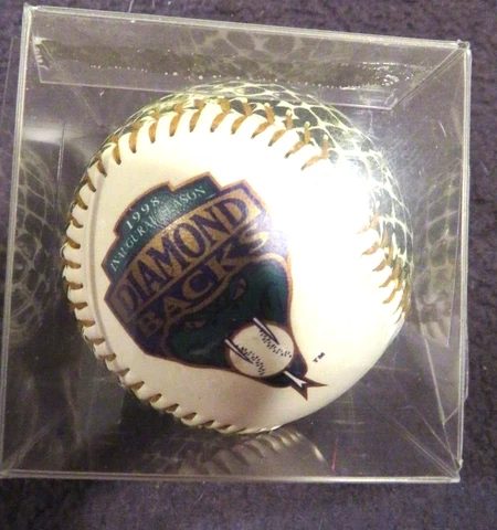 1998 ARIZONA DIAMONDBACKS MLB INAUGURAL SEASON SNAKESKIN FOTOBALL BASEBALL Cover