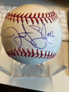 JUSTIN SMOAK SIGNED BASEBALL ROMLB BASEBALL AUTOGRAPHED - Picture 1 of 2