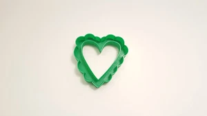 Fluffy Heart Cookie Cutter - 3D Printed - Bakery Cookie Cutter - FunOrders - Picture 1 of 5
