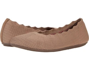 Skechers Womens Mocha Cleo Air Cooled Memory Foam Loafer Flats Size 9Stretch Fit - Bild 1 von 5