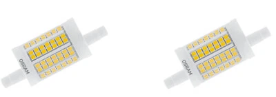 2x OSRAM LED Star Line R7s Stab Röhre 11,5W=100W 78mm EEK:E (Spektrum A-G) - Bild 1 von 4
