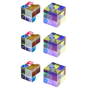 2pcs Useful Portable Birthday Gifts Women Colorful Prisms Physics Toys Gift Home - Picture 1 of 12