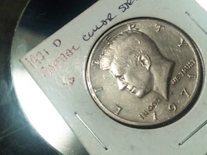 Mint Error Coin 1971 D Kennedy Half Dollar STRIKING ERROR - Picture 1 of 12