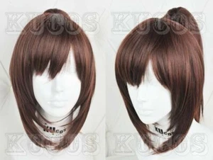 Para Cosplay Attack on Titan Sasha Blusa Peluca Marrón Mediano Disfraz Pelucas Completas + Gorra - Imagen 1 de 3