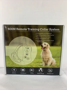 Dog Training Collar 600M Remote Training Range New In Box - Picture 1 of 9