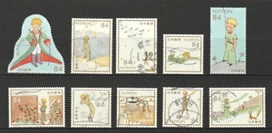 JAPAN 2019 THE LITTLE PRINCE NOVELLA 84 YEN COMP. SET OF 10 STAMPS IN FINE USED - Picture 1 of 4