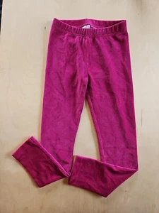 NWOT HANNA ANDERSSON PINK FLAMBE VELOUR RIBBED LEGGINGS PANTS 100 4 - Picture 1 of 5