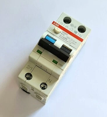 FI/LS Schalter ABB FILS Schutzschalter + Leitungsschutzschalter 10A 13A 16A FI25 - Bild 1 von 4