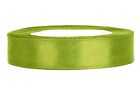 Satinband hellgrün 12 mm 25 m - Schleifenband Geschenkband Dekoband