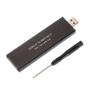 USB 3.0 TO NGFF M2.0 Adapter SSD Hard Disk Box Enclosure Storage Case External - Afbeelding 1 van 4