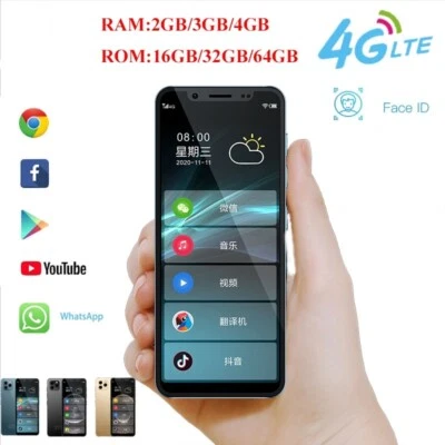 Unlocked Smallest Mini SmartPhone K-touch S11s Ultra Thin Android 9.0 4G Phone - Image 1 of 4