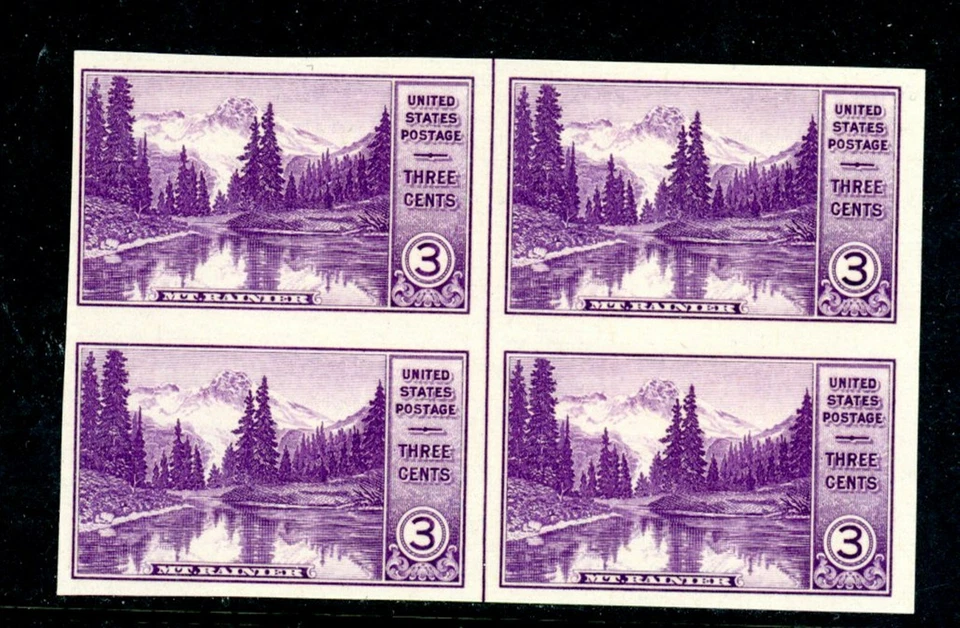 US Scott # 758 - MNH-NG - Centerline Block of 4 Stamp - Image 1 of 1