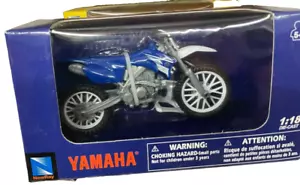 YAMAHA YZ 450 F 450f scala 1/18 NEW RAY NEW-RAY modellino MOTOCICLETTA METALLO - Foto 1 di 6