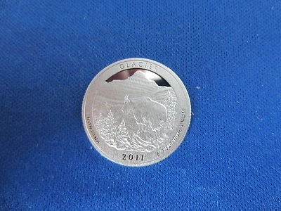 2011-S Glacier Silver Quarter Deep Cameo Mirror Proof Upper Grading Ranges - Image 1 of 2