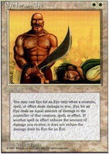 MTG magic cards 1x x1 Light Play, English Eye for an Eye 4th Edition