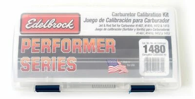 Kit de calibración de carburador Edelbrock 1480 para carburador 1407 410 1412 1413 C Foto 1 de 2