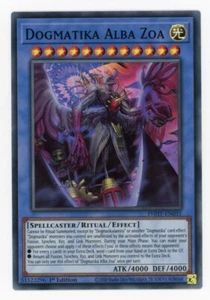 YUGIOH Dogmatika Alba Zoa PHHY-EN031 Super Rare Card 1st Edition - Picture 1 of 1