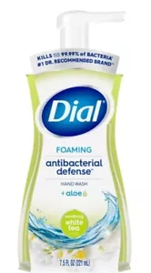 Dial Foaming Antibacterial Hand Wash, Soothing White Tea Scent, 7.5 Fl. Oz. - Picture 1 of 1