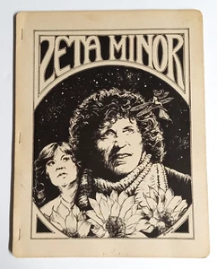 Doctor Who Fanzine Zeta Minor #1 First Printing Magazine Nov 1981 Fanfun Pub - Picture 1 of 8
