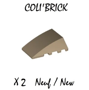 Lego 47753 - 2x Motorhaube / Keil 4x4 ohne Top Studs - Dark Tan - NEU NEW - Bild 1 von 1