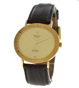 Rolex Celini Reference 4083 Unisex Solid 35 Gr. 18K Yellow Gold 29MM Mechanical - Picture 1 of 10