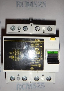 AEG Elfa VHFI 25/0.03-4 SK 25A 400/230 V 4-pol - Picture 1 of 2