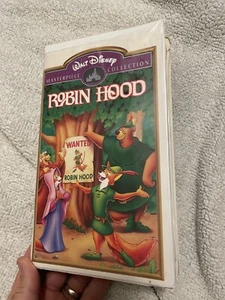 Walt Disney Masterpiece Collection Robin hood VHS - Picture 1 of 6